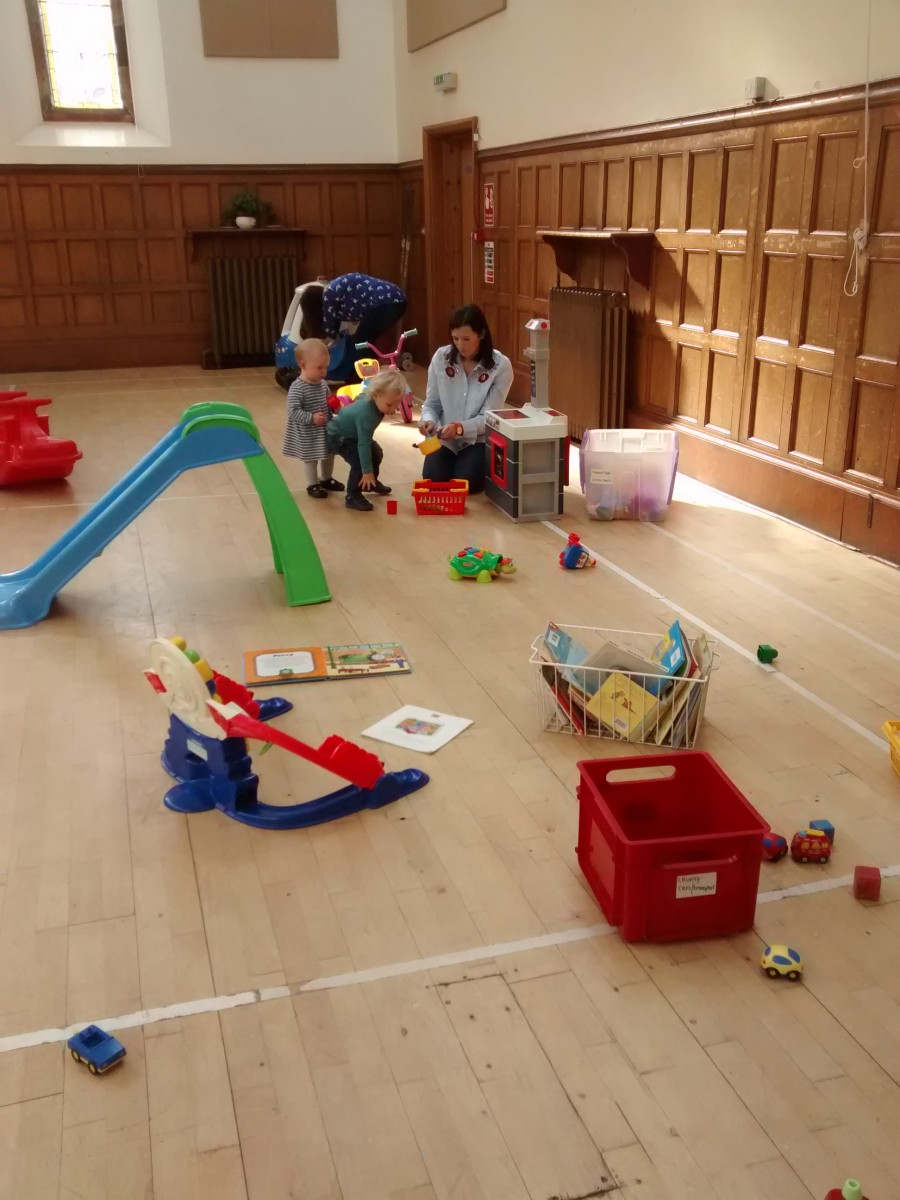 Toddlers in the Main Hall